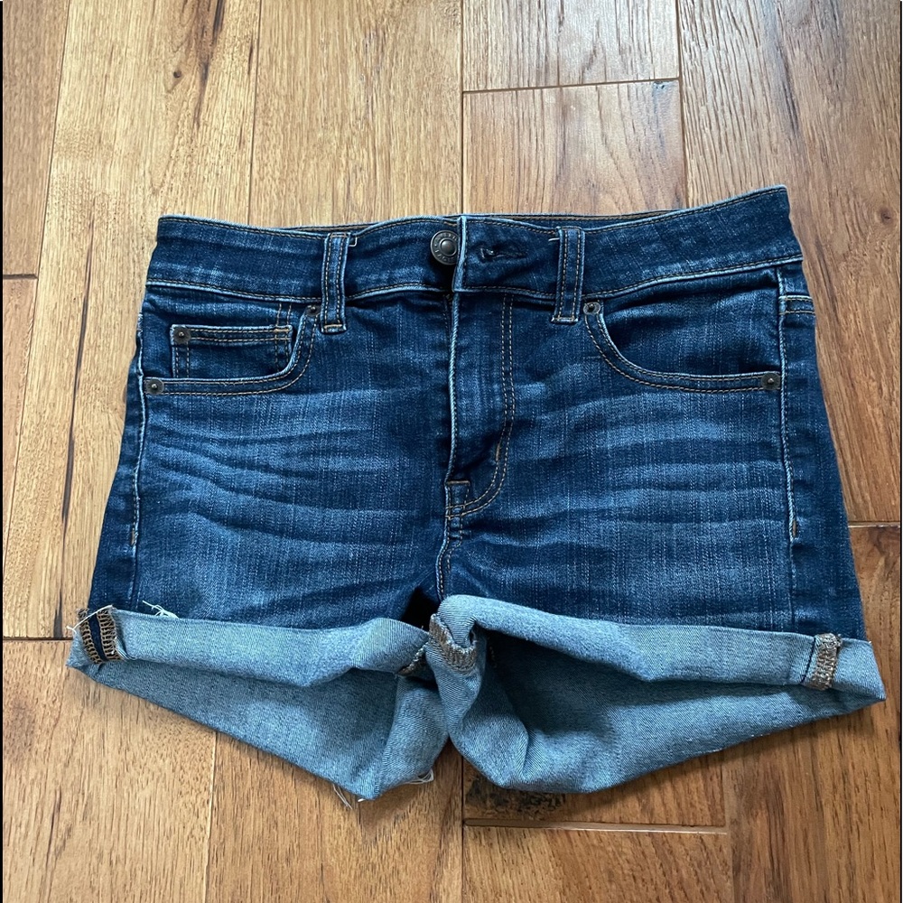 American Eagle AE Size 4 Blue Jean Shorts